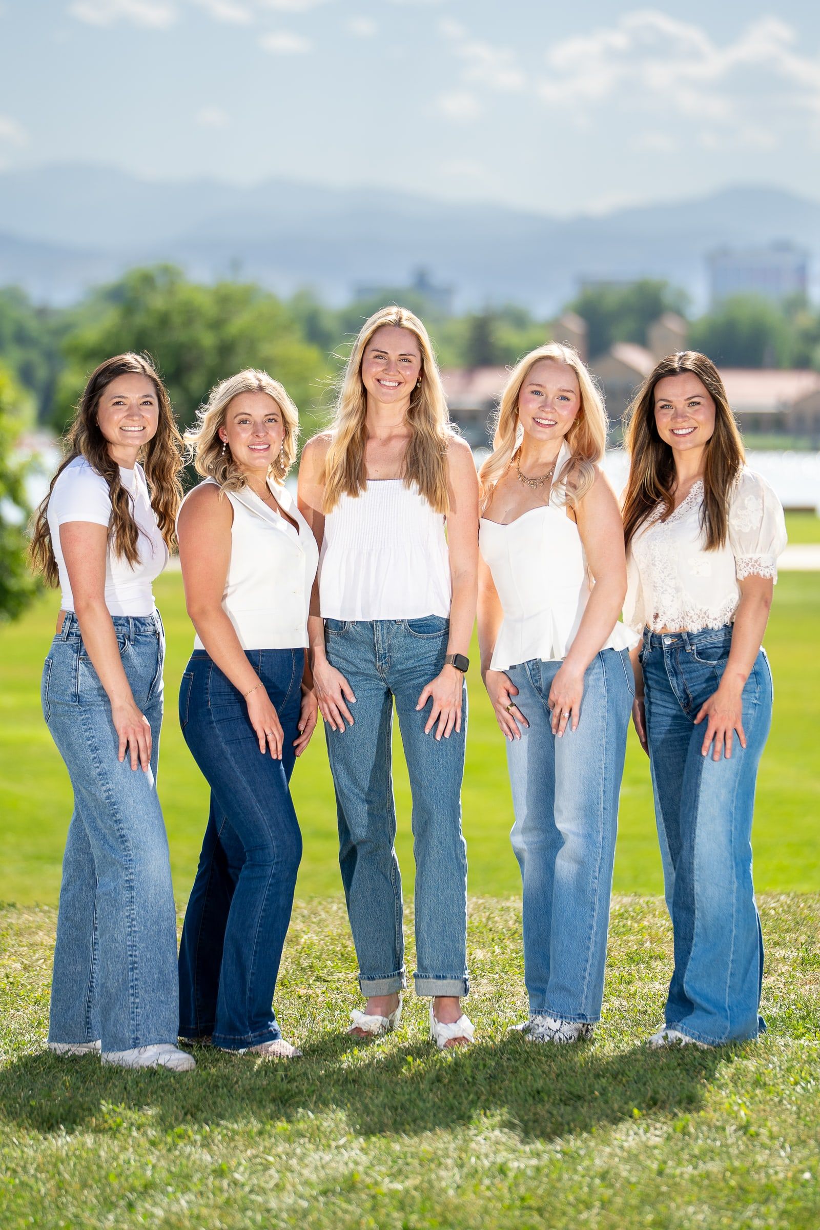 Five Cherry Creek Dental Spa clinicians standing outdoors in Denver