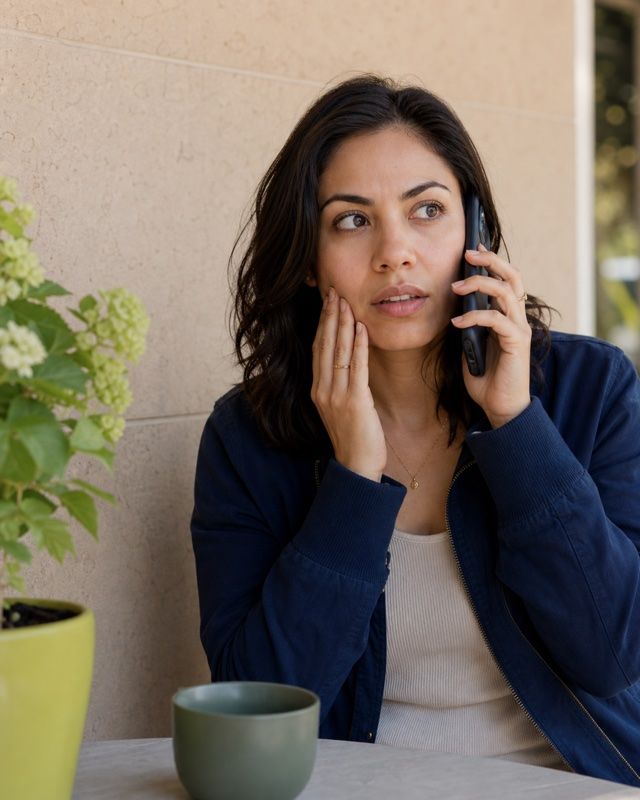 Patient calling for same day emergency dental guidance