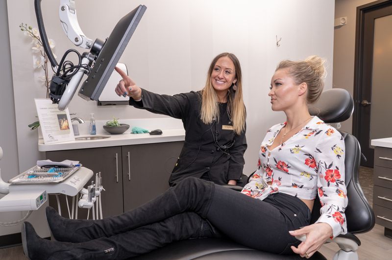 Modern dental treatment room at Cherry Creek Dental Spa